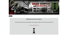 Tablet Screenshot of bravo-kompanie.de